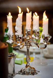 Silver Finish Handmade AIC Brand <b>Candelabra</b> for Home Office & Wedding Decor - Product Image 4