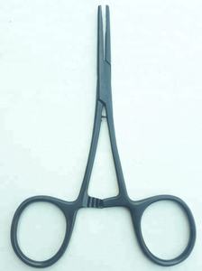 Pinzas negras para pesca con mosca, herramientas de pesca de acero inoxidable de alta calidad, removedor de anzuelos, venta al por mayor - Product Image 2