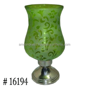 Bougeoir de décoration de Noël avec verre de cheminée imprimé - Product Image 5