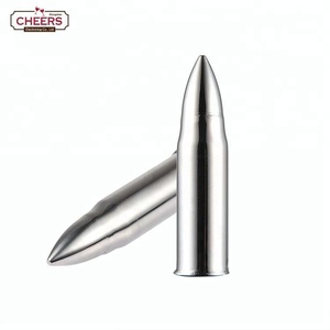 Directo de fábrica de acero inoxidable en forma de bala piedras del whisky, whisky Bullet piedras <span class=keywords><strong>con</strong></span> Base, bala de hielo cubos - Product Image 2