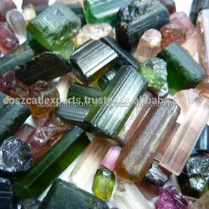 Wholesale price of tourmaline natural rough manufacture supply in coszcatl export gemstone