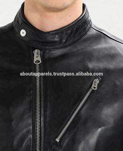 Chaqueta de cuero de piel de oveja para hombre, productos de moda, nuevo diseño, motero, informal, servicio OEM, estándar, invierno, PK - Product Image 3