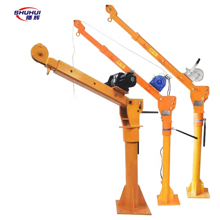 12/24 В 500 кг Мини электрическая Поворотная лебедка с креплением на автомобиле Грузовой кран