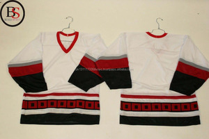 Barato al por mayor en blanco Hockey Jersey sublimado personalizado Hockey Jersey Camo hombres camisas XXL Western XXXL OEM personalizado XXS Logo PCS - Product Image 3