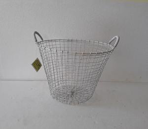 ตะกร้าลวดโลหะกลมเคลือบด้วยผงสำหรับเก็บอาหาร - Product Image 1