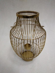 Portavelas de hierro Chapado en cobre brillante para Navidad fabricado en India - Product Image 4