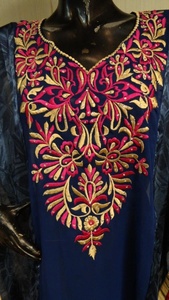 Caftán corto de rayón para mujer, ropa de playa, Poncho - Product Image 5