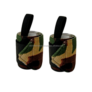 Muñequeras Unisex Personalizadas para Levantamiento de Pesas, Transpirables, de Algodón Ligero, de Cintura Alta, Juego de 2 Piezas, Ajustables con Cordón, Estampado Sólido - Product Image 1