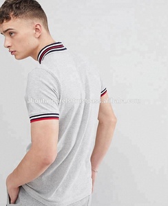 Polo uni de haute qualité personnalisé en vrac pour hommes polo à double pointe t-shirt respirant - Product Image 3