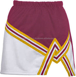 Colorful <b>Black</b>, White Contrast Cheerleading <b>Skirt</b> - Product Image 4