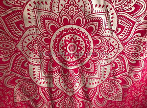 Tapiz Mandala Algodón con Patrón Impreso - Product Image 2