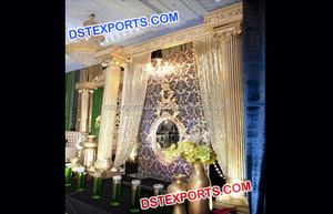 Cadre arrière de scène de mariage en Fiber de verre, conception Exclusive, pour scène de mariage, Style Rajwada - Product Image 5