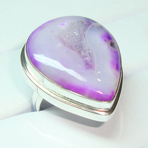 แหวนพลอยสีแดงขาวเงินดรูซี่เครื่องประดับ925เงินอัญมณี925รุ่น Vermeil ใหม่แหวนเงินสเตอริงยอดนิยม - Product Image 4