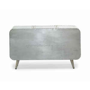 Cofre de dos cajones estilo aviador para sala de estar - Product Image 4