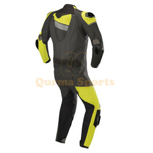Combinaison de moto en cuir pour hommes - Product Image 4