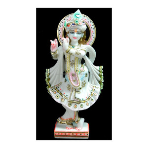 รูปปั้นพระพุทธเจ้าคริสนา ทำจากหินอ่อน สำหรับตกแต่ง - Product Image 1