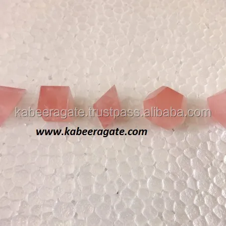 Rose Quartz 5個Geometry Set Wholesale Gemstone Geometry Set