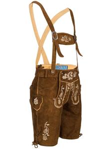 Trachten Lederhosen Herren kurz - oktoberfest bavarois kurz ledertuyau - Product Image 3