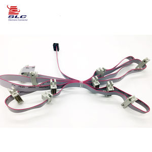 1,27 мм micro match 7x6Pin пользовательский плоский ленточный кабель AWM 2651 кабель - Product Image 4