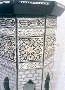 Serpillière avec extrémités incrustées W54, pour café ou Table latérale, avec bibelot - Product Image 3