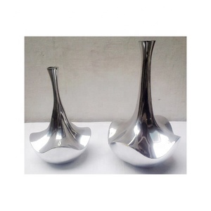 VASE à fleurs en métal ALUMINIUM pour décoration de maison VASE en métal décoration de mariage décoration de jardin meilleure qualité LOGO personnalisé - Product Image 1