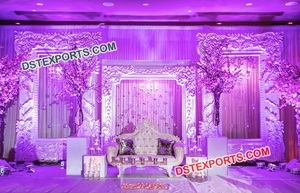 Boda escenario de paredes de tierra único estilo de la flor de la pared la decoración del escenario de boda escenario de las paredes - Product Image 4
