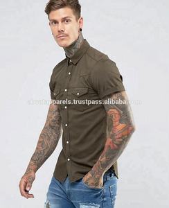 Camisa vaquera de manga larga para hombre, informal, de gran tamaño, nueva - Product Image 3