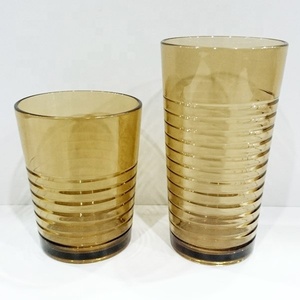 20oz BPA Free Acrylic Highball Classic Camping Water Glass EL CB-1342H - Product Image 1