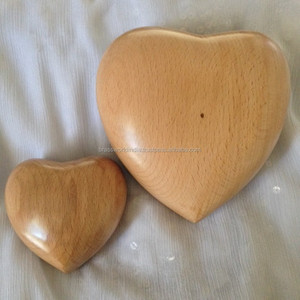 Brassworld-urna de madera en forma de corazón, alta calidad, India - Product Image 3