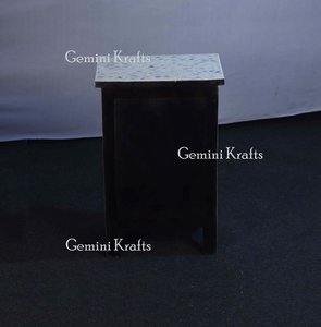 Table d'appoint en nacre avec incrustation d'os Meubles de chambre à coucher élégants pour la maison - Product Image 5