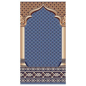 Alfombra acrílica de polipropileno tejido a máquina Jacquard Masjid/Mezquita y uso doméstico estilo Wilton para oración - Product Image 1