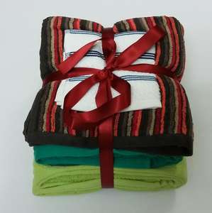 Serviettes de visage tissées 100% coton à séchage rapide-Ensemble de serviettes - Product Image 1