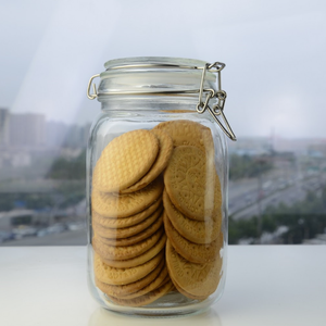 Kitchen Decorative Food Storage <b>Container</b> <b>Glass</b> Jam Jar - Product Image 4