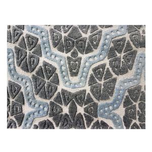 Personnalisé 100% Laine Noué À La Main Tapis De Laine Persan Style Moderne Brodé Motif Géométrique Date Tendance Tapis Exporté - Product Image 1