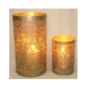 ที่วางเทียนโลหะสวยงามสำหรับตกแต่งภายใน/ภายนอกอาคาร งานแฮนด์เมด ของตกแต่งบ้าน สำหรับเทศกาลอีสเตอร์ - Product Image 1