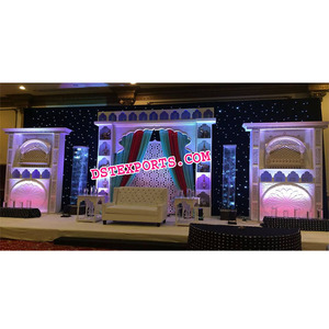 Exclusivo musulmán Walima etapa decoración boda escenario decoración de matrimonio etapas Decoración - Product Image 1