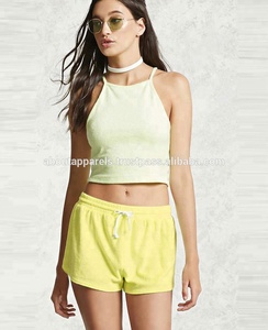 Nuevo diseño con logotipo etiqueta poliéster para mujeres deportes correr gimnasio baile fitness Ropa Trabajo yoga algodón pantalones cortos transpirables - Product Image 2