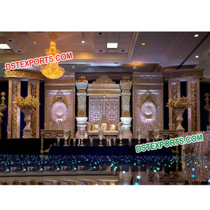 อินโดแคนาดาล่าสุดเวทีแต่งงานกลับเฟรมแต่งงานเวทีหลังกรอบตกแต่งแกรนด์แต่งงานเวทีหลังกรอบ - Product Image 1