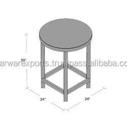Taburete de consola con incrustaciones de hueso indio de lujo hecho a mano, mesa auxiliar de diseño de tendencia para entrada o dormitorio recomendado - Product Image 5