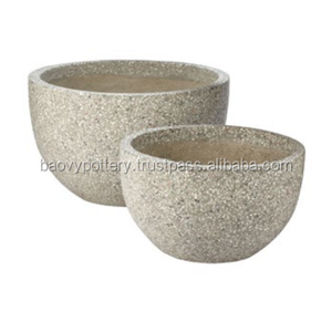 Macetas de terrazo, maceta, Juego de 3 - Product Image 1