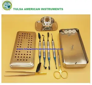 PRF Box , Dental PRF Box GRF Box Implant Kit Dental Surgical Instruments + Tray & Bowl and Platelet Rich Fibrin Set