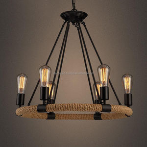 En fer forgé lustre noir - Product Image 5