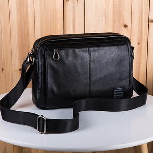 Borsa a tracolla da uomo di nuovo stile borsa a tracolla casual da lavoro in pelle PU di fascia alta borsa da appendere piccola <span class=keywords><strong>messenger</strong></span> retrò - Product Image 5