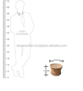 Tabouret antidérapant d'accent moderne Offre Spéciale Console d'incrustation d'os de pouf pour l'usage extérieur de restaurant de salon de jardin d'appartement - Product Image 6