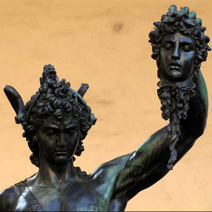 YOUFINE Statua di Perseo con Medusa in Bronzo a Grandezza Naturale Personalizzata, Patinata, <span class=keywords><strong>Mitologia</strong></span> Greca Classica per Musei e Piazze - Product Image 3