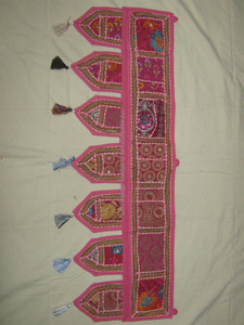 Toran traditionnel brodé à la main de la meilleure qualité pour la porte principale, la fenêtre, la décoration murale au meilleur prix - Product Image 3