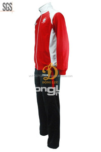 Conjunto de chándal de poliéster para hombre, ropa deportiva ajustada y cómoda personalizada, chaqueta y pantalones largos, sudadera y pantalones largos - Product Image 3