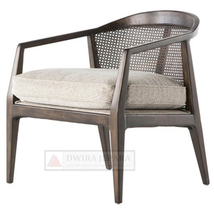 Silla de madera maciza para sala de estar, mueble antiguo de mediados de siglo - Product Image 1