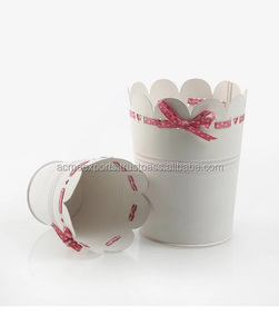 Jardinière décorative en métal avec nœud pour plantes d'intérieur Légère et élégante pour la maison et le jardin - Product Image 2