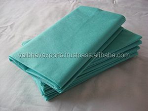 100% Drap de lit imperméable jetable de haute qualité en blanc bleu ciel vert avec des motifs de plantes à caractère floral - Product Image 2